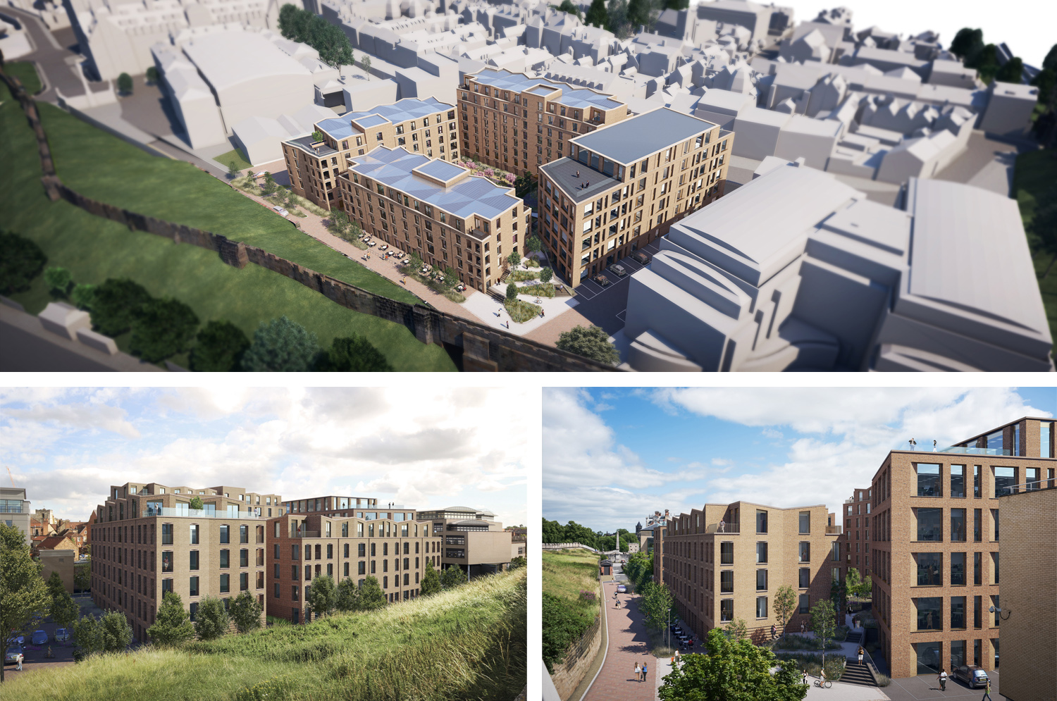 Hudson House visuals collage